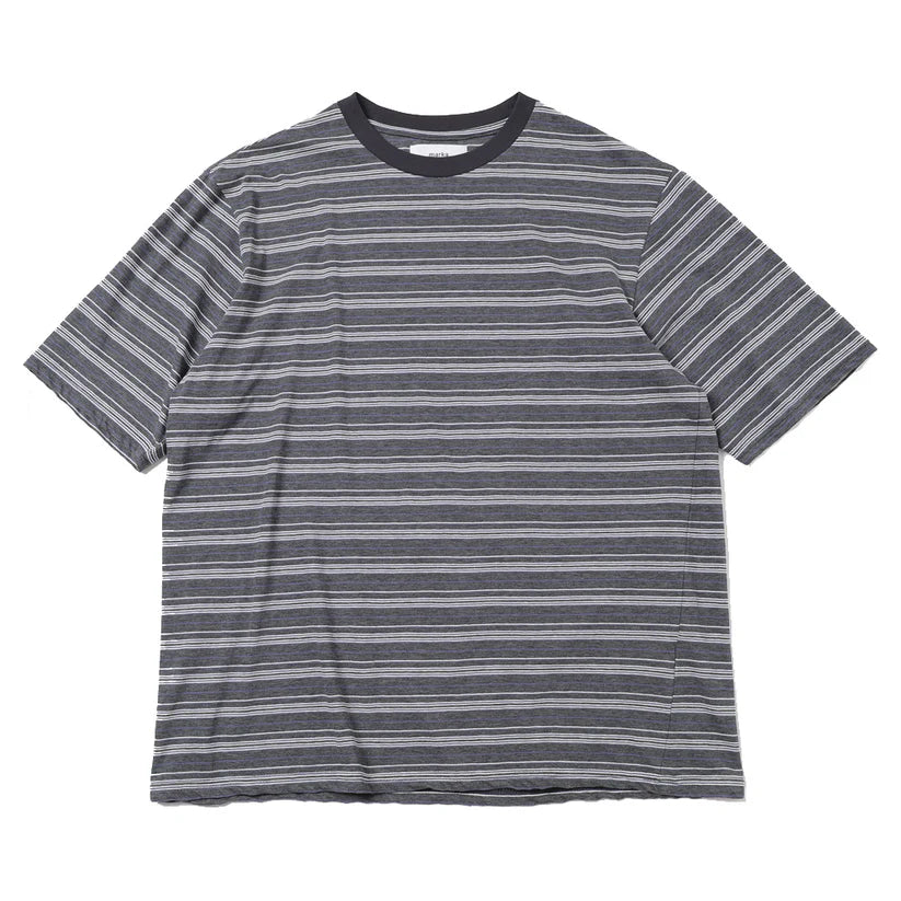 marka 25SS BORDER TEE ORGANIC x MELANGE